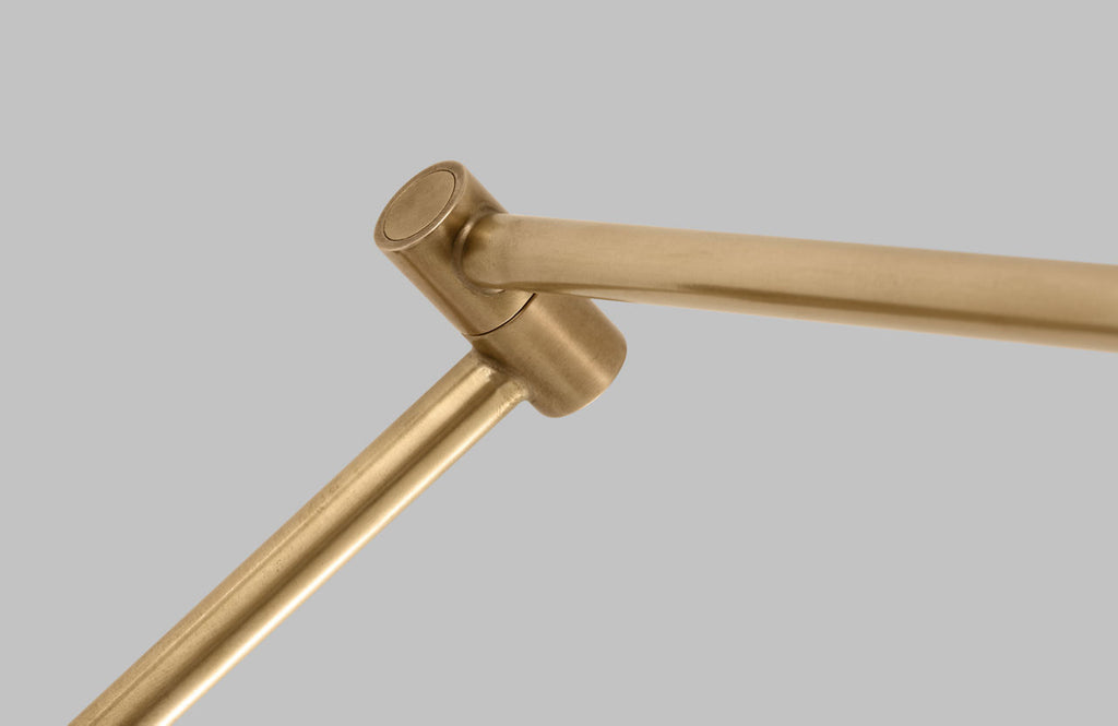 Ponte Medium Task Sconce Natural Brass 3000K 90 CRI