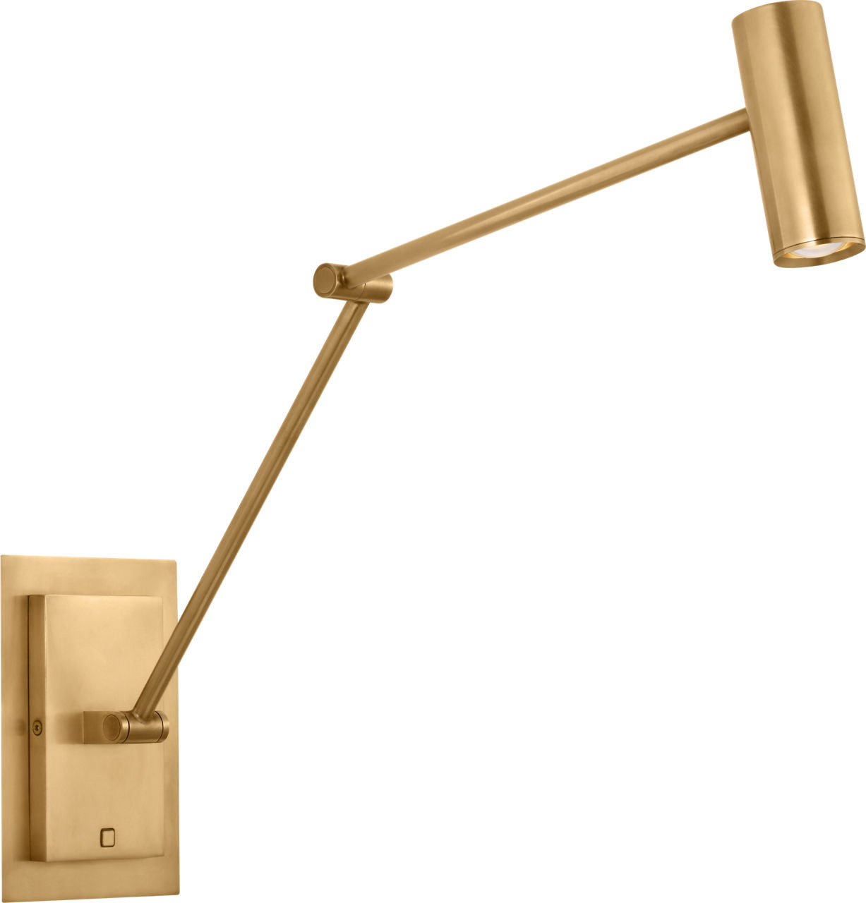 Ponte Medium Task Sconce Natural Brass 3000K 90 CRI