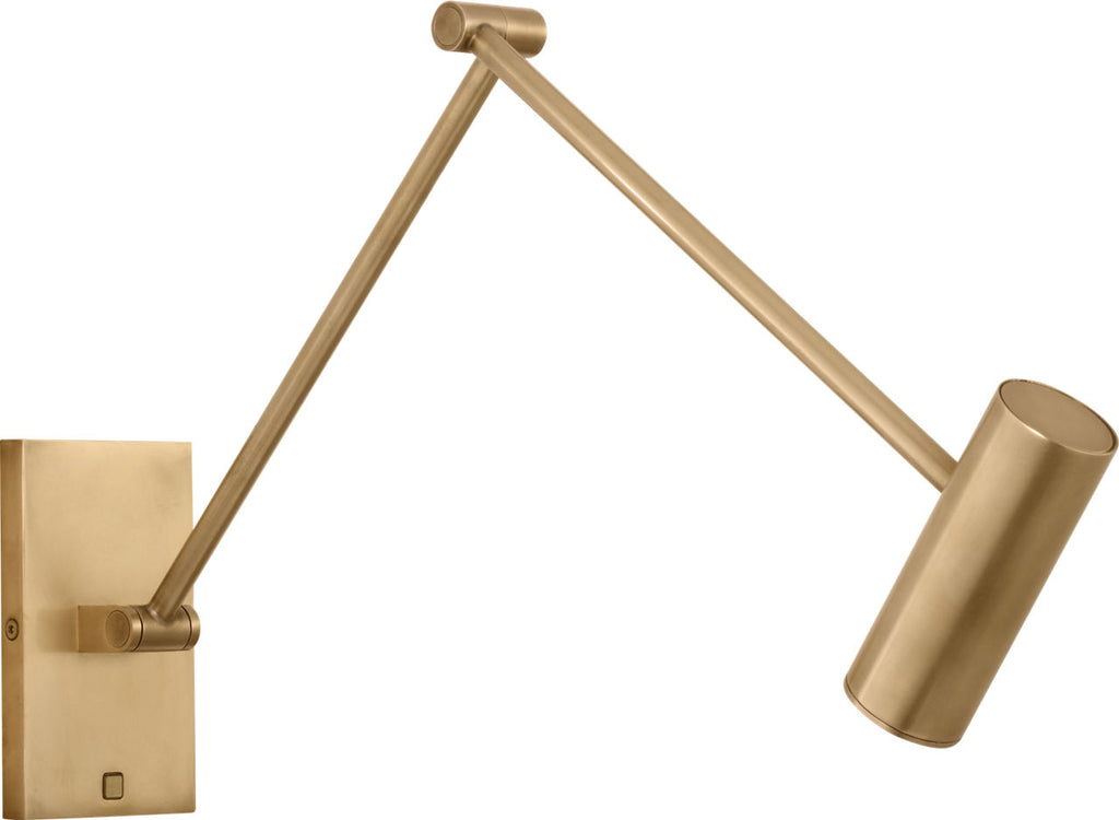Ponte Medium Task Sconce Natural Brass 3000K 90 CRI