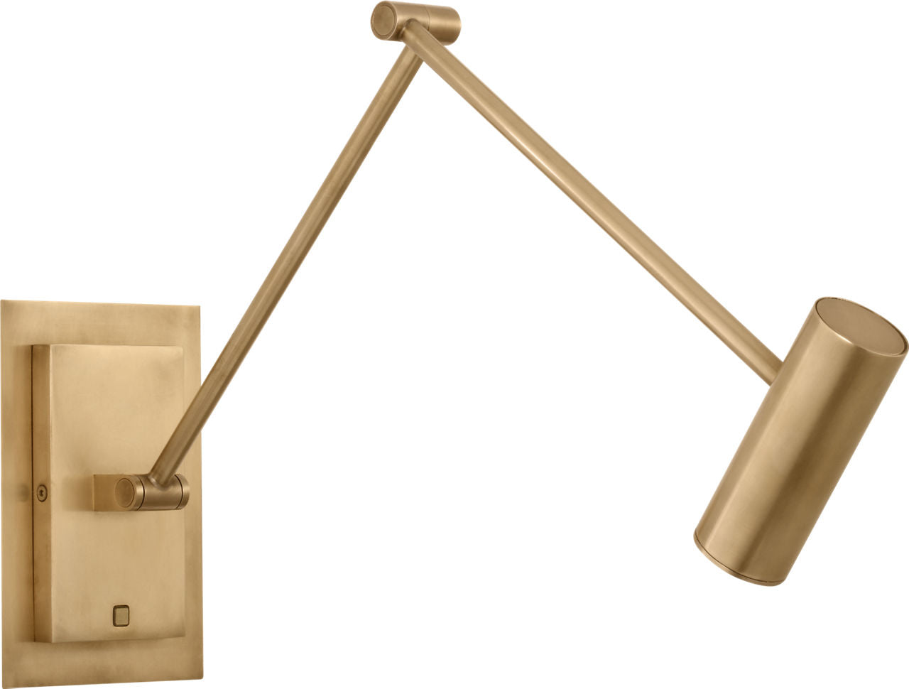 Ponte Medium Task Sconce Natural Brass 3000K 90 CRI