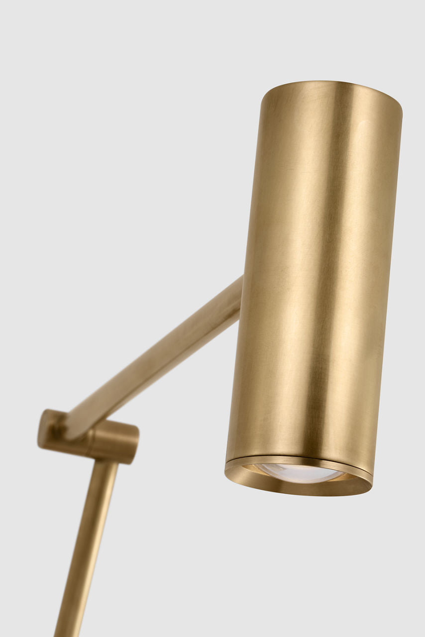 Ponte Medium Task Sconce Natural Brass 3000K 90 CRI