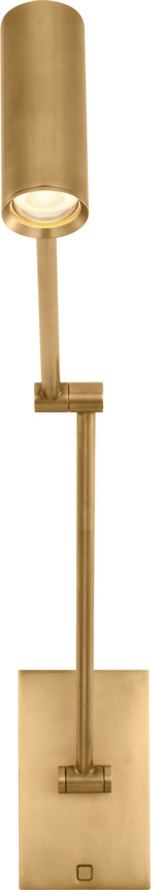 Ponte Medium Task Sconce Natural Brass 3000K 90 CRI