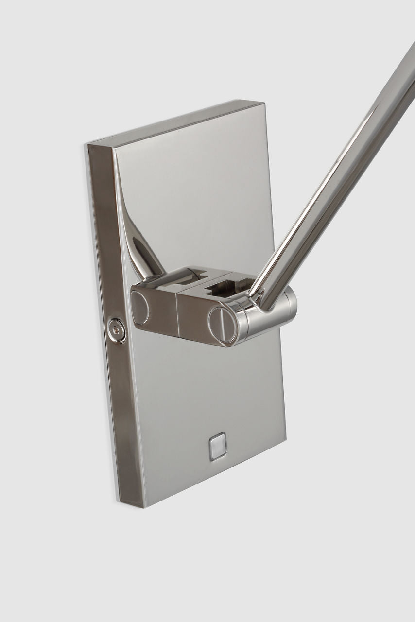 Ponte Medium Task Sconce Polished Nickel 3000K 90 CRI