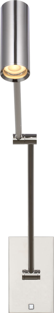 Ponte Medium Task Sconce Polished Nickel 3000K 90 CRI
