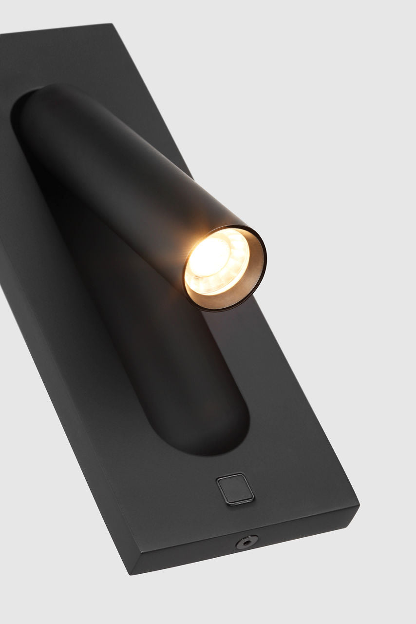 Ponte 7 Task Sconce Nightshade Black 2700K 90 CRI 120v