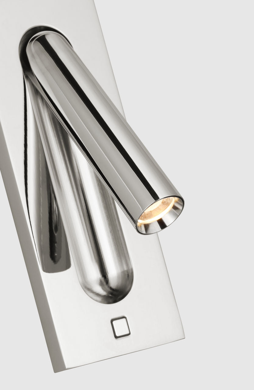 Ponte 7 Task Sconce Polished Nickel 2700K 90 CRI 120v