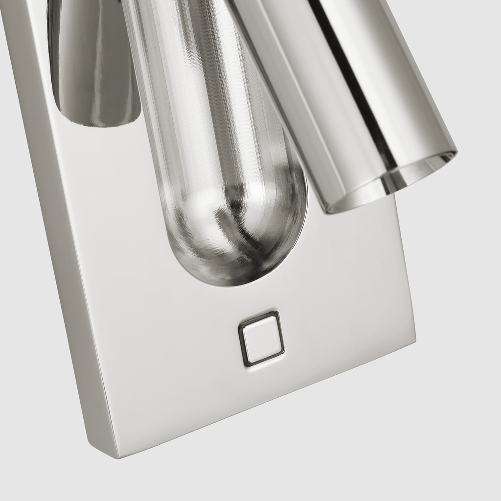 Ponte 7 Task Sconce Polished Nickel 2700K 90 CRI 120v