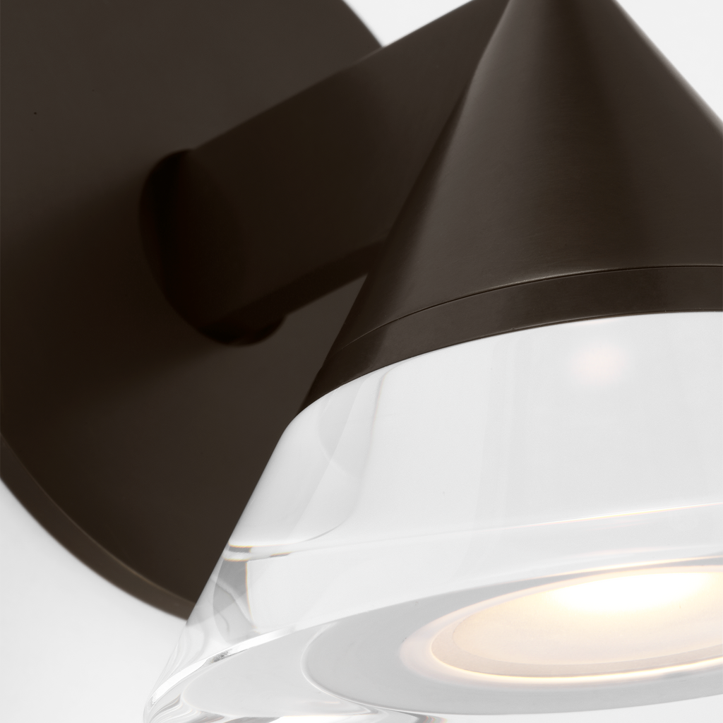 Midrand Crystal 4 Task Sconce Bronze 2700K 90 CRI