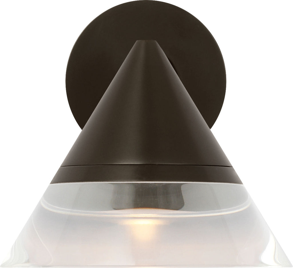 Midrand Crystal 4 Task Sconce Bronze 2700K 90 CRI