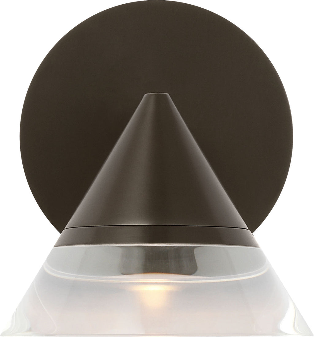 Midrand Crystal 4 Task Sconce Bronze 2700K 90 CRI