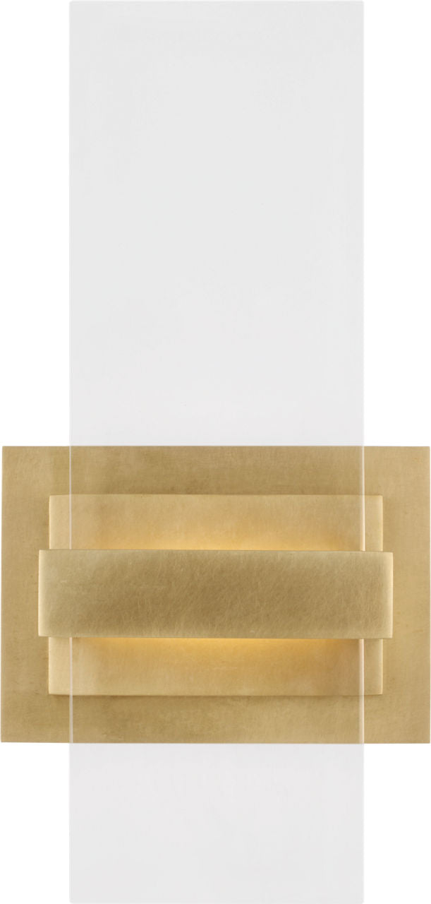 Flyta Small Sconce Clear Natural Brass 2700K 90 CRI