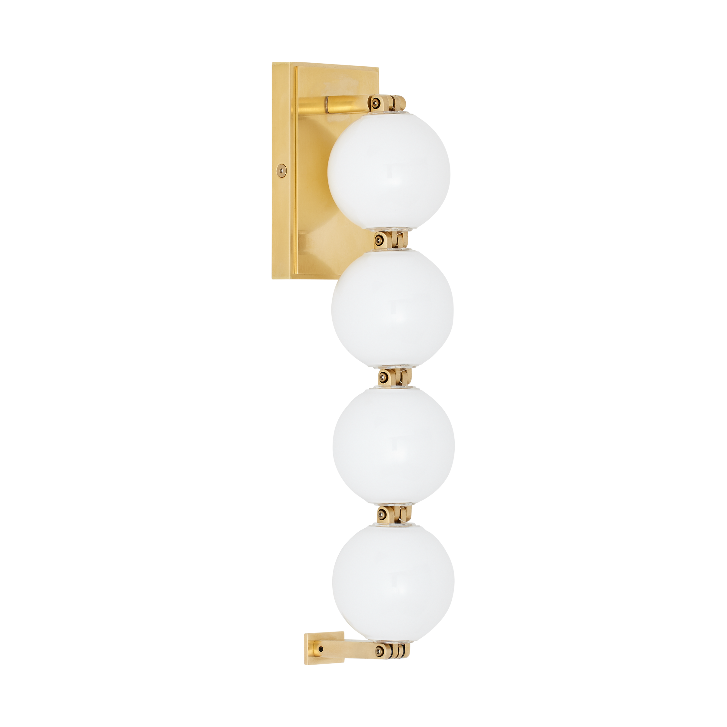 Perle 15 Sconce Natural Brass 2700K 90 CRI