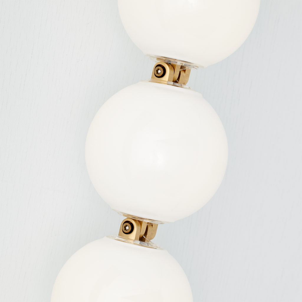Perle 15 Sconce Natural Brass 2700K 90 CRI