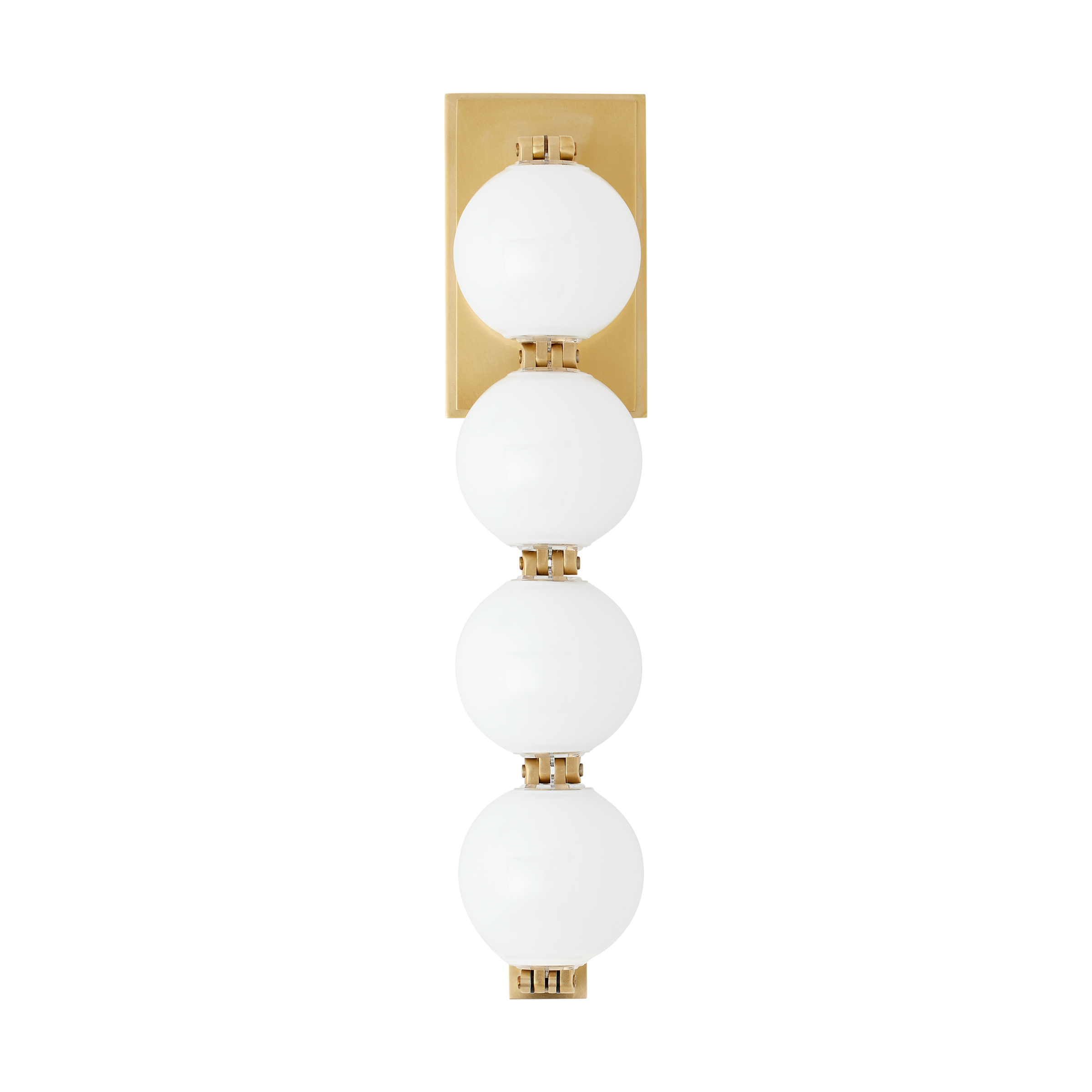 Perle 15 Sconce Natural Brass 2700K 90 CRI