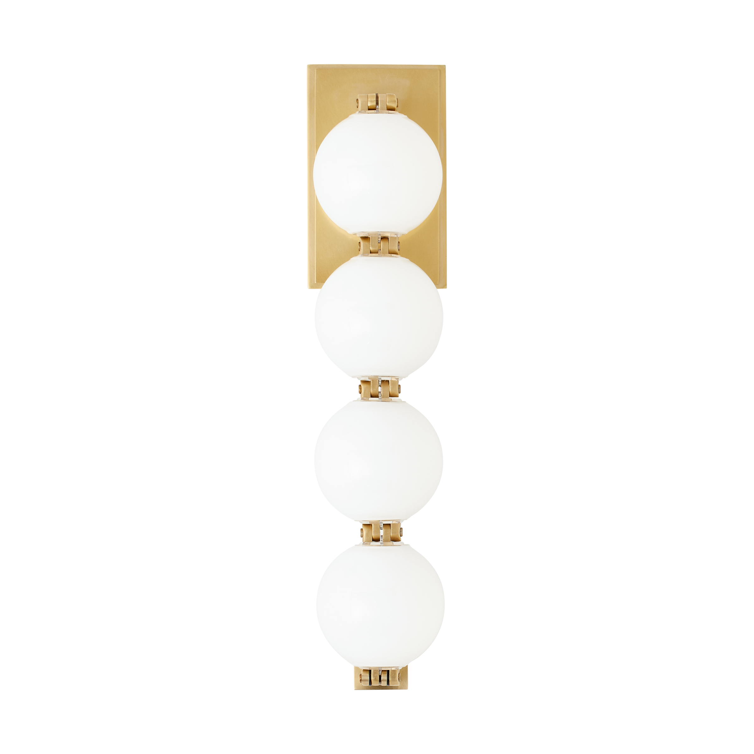 Perle 15 Sconce Natural Brass 2700K 90 CRI