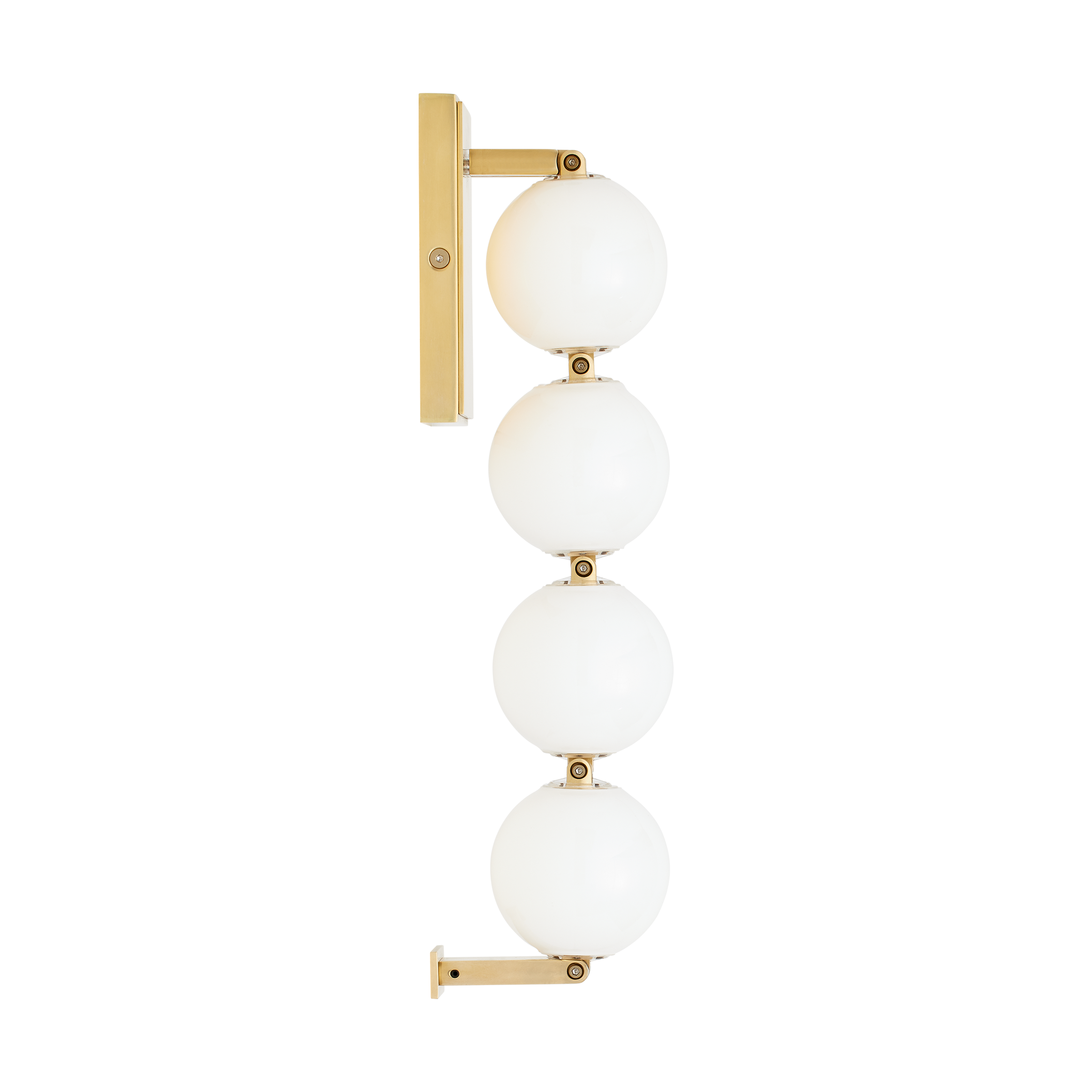 Perle 15 Sconce Natural Brass 2700K 90 CRI