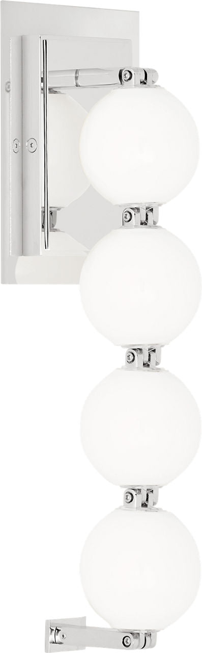 Perle 15 Sconce polished nickel 2700K 90 CRI