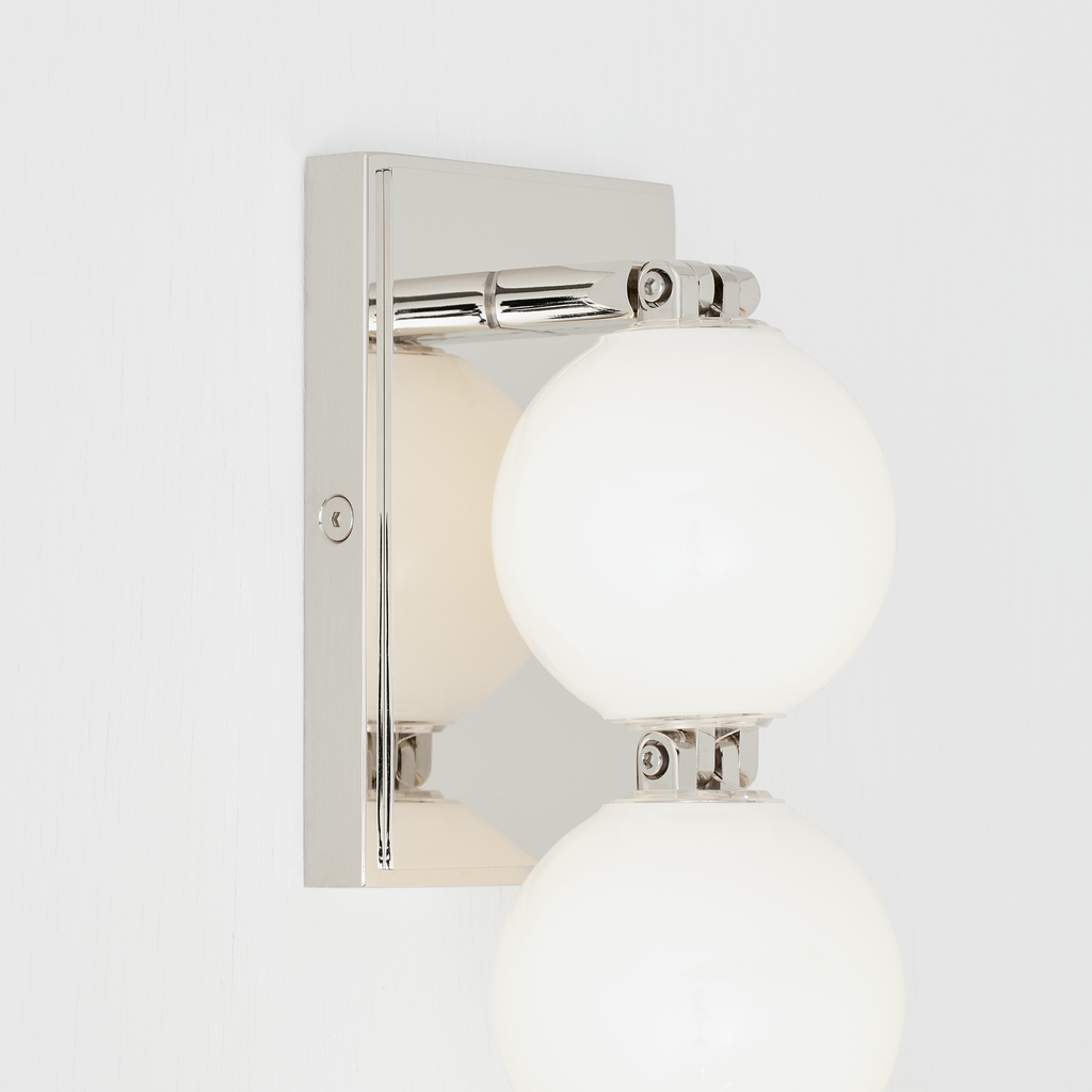 Perle 15 Sconce polished nickel 2700K 90 CRI
