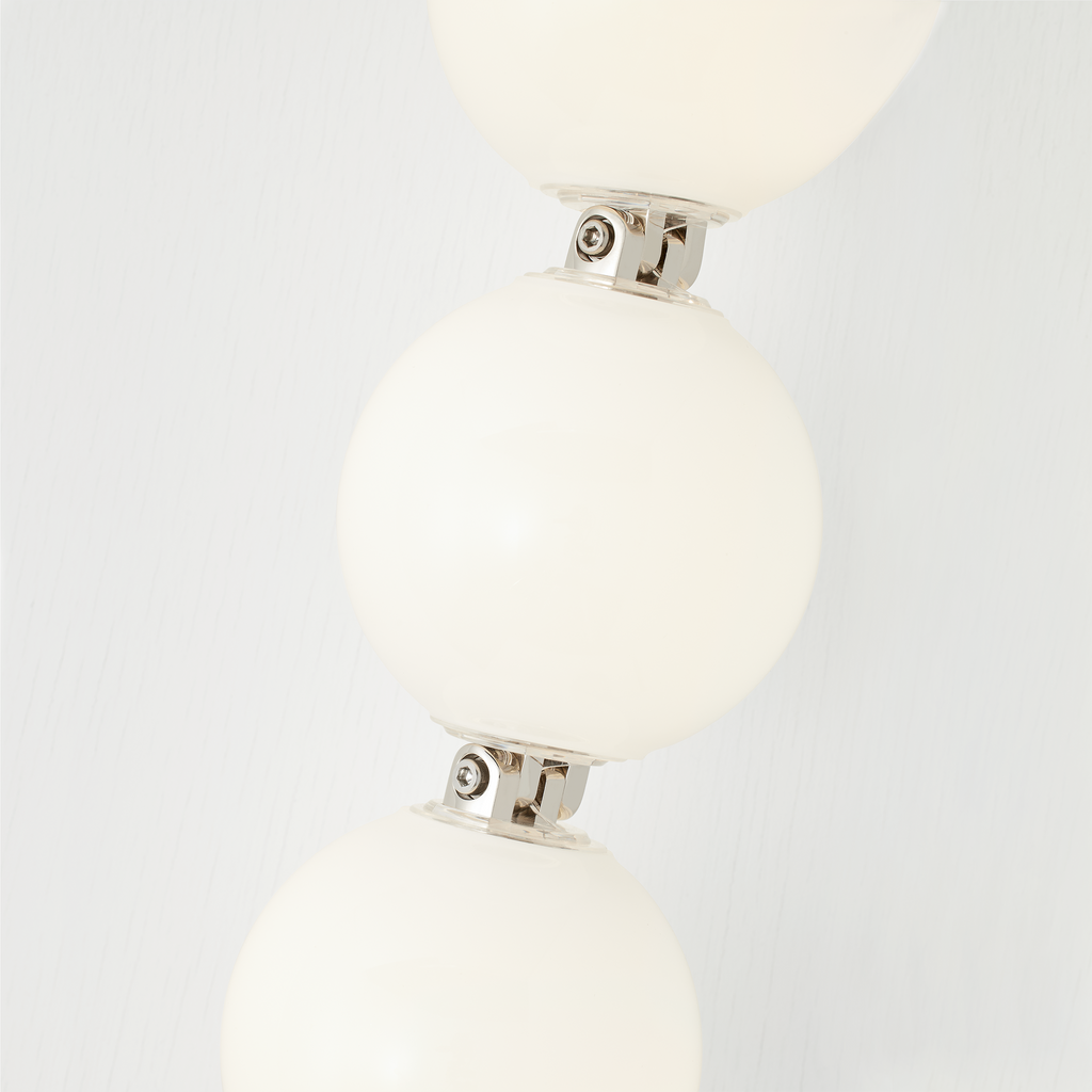 Perle 15 Sconce polished nickel 2700K 90 CRI