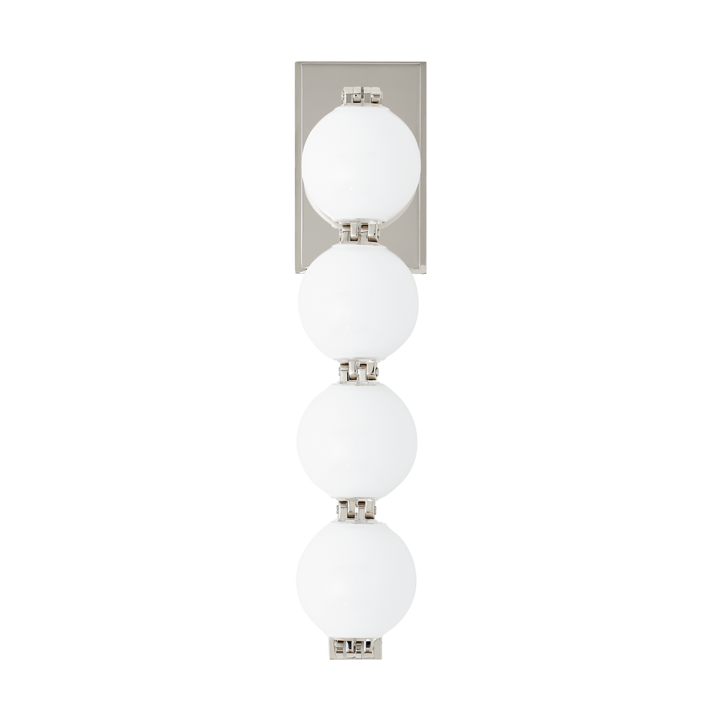 Perle 15 Sconce polished nickel 2700K 90 CRI
