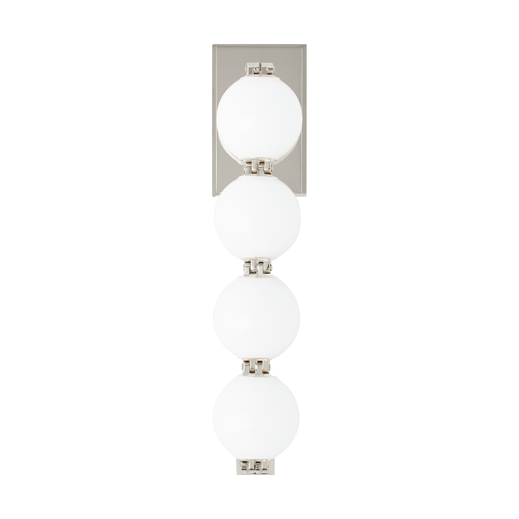 Perle 15 Sconce polished nickel 2700K 90 CRI