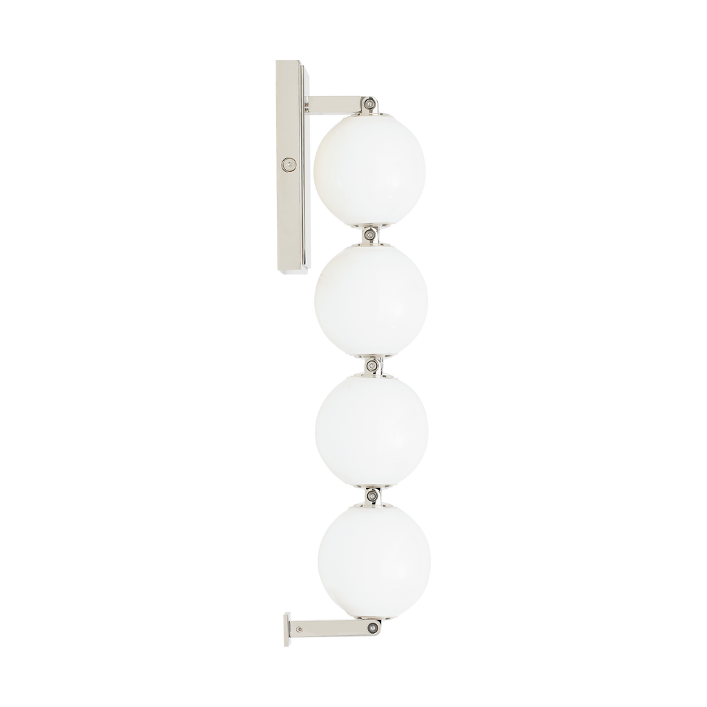 Perle 15 Sconce polished nickel 2700K 90 CRI
