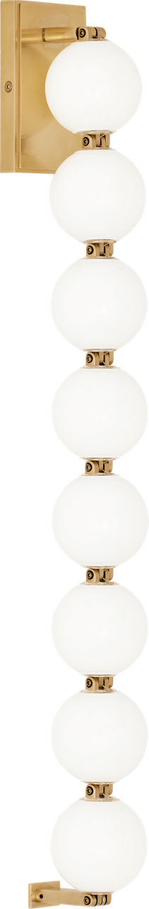 Perle 28 Sconce Natural Brass 3000K 90 CRI
