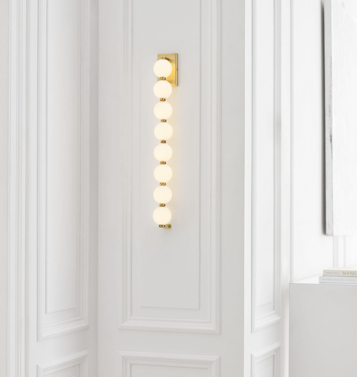 Perle 28 Sconce Natural Brass 2700K 90 CRI