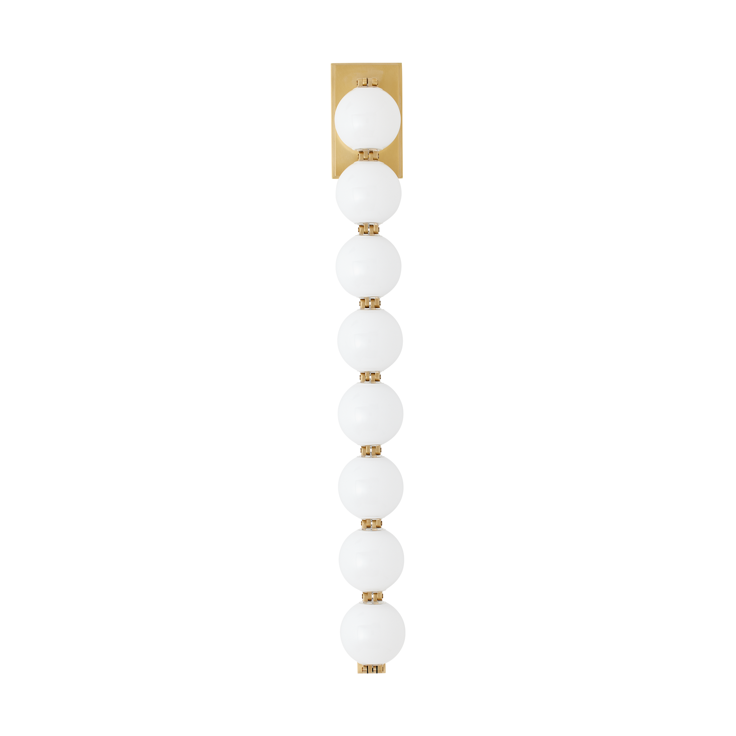 Perle 28 Sconce Natural Brass 2700K 90 CRI