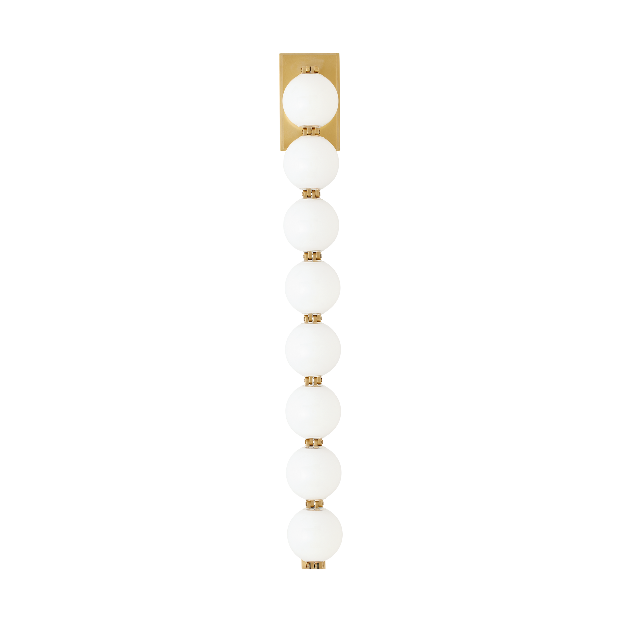 Perle 28 Sconce Natural Brass 2700K 90 CRI