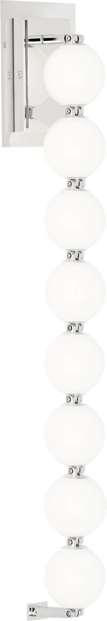 Perle 28 Sconce polished nickel 2700K 90 CRI