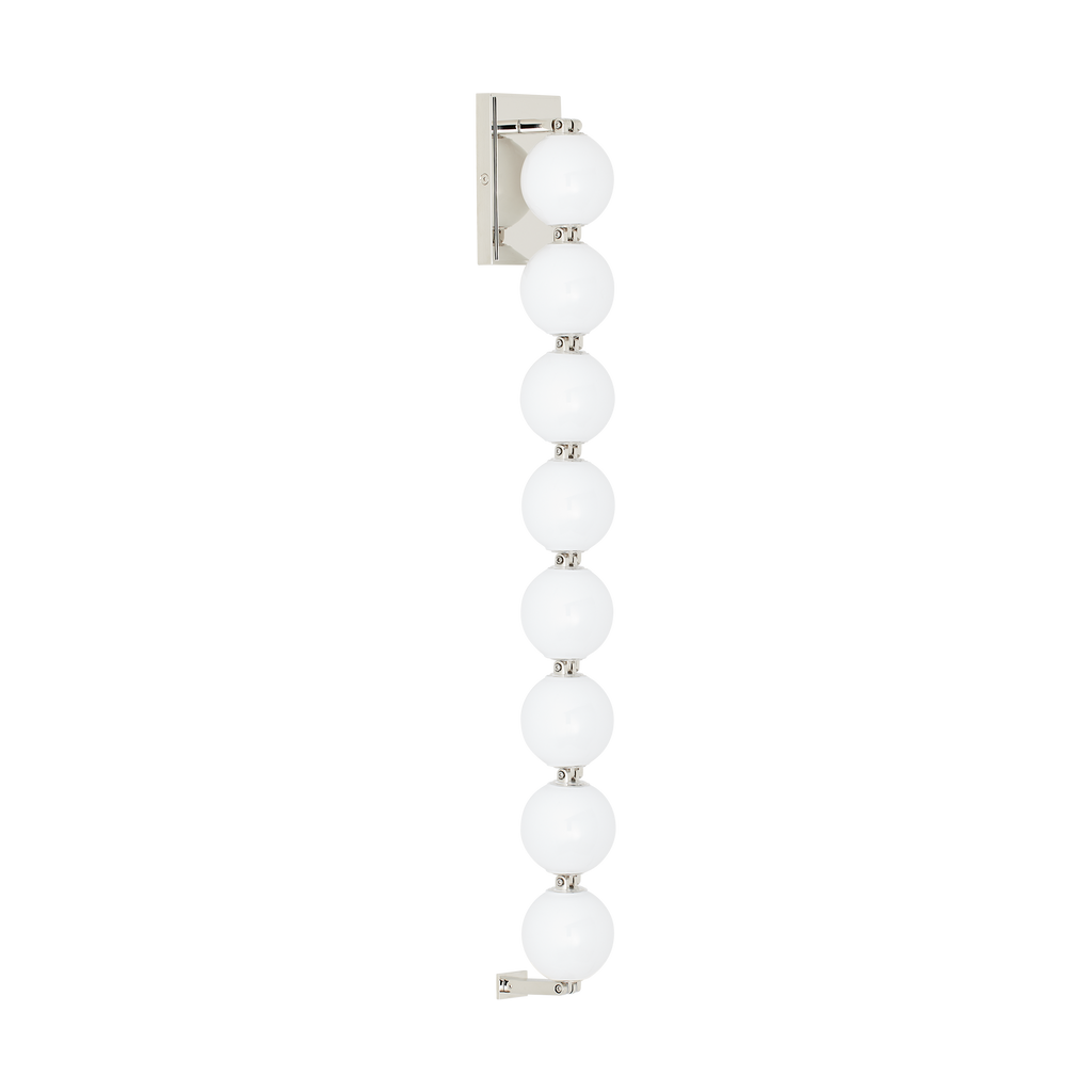 Perle 28 Sconce polished nickel 2700K 90 CRI