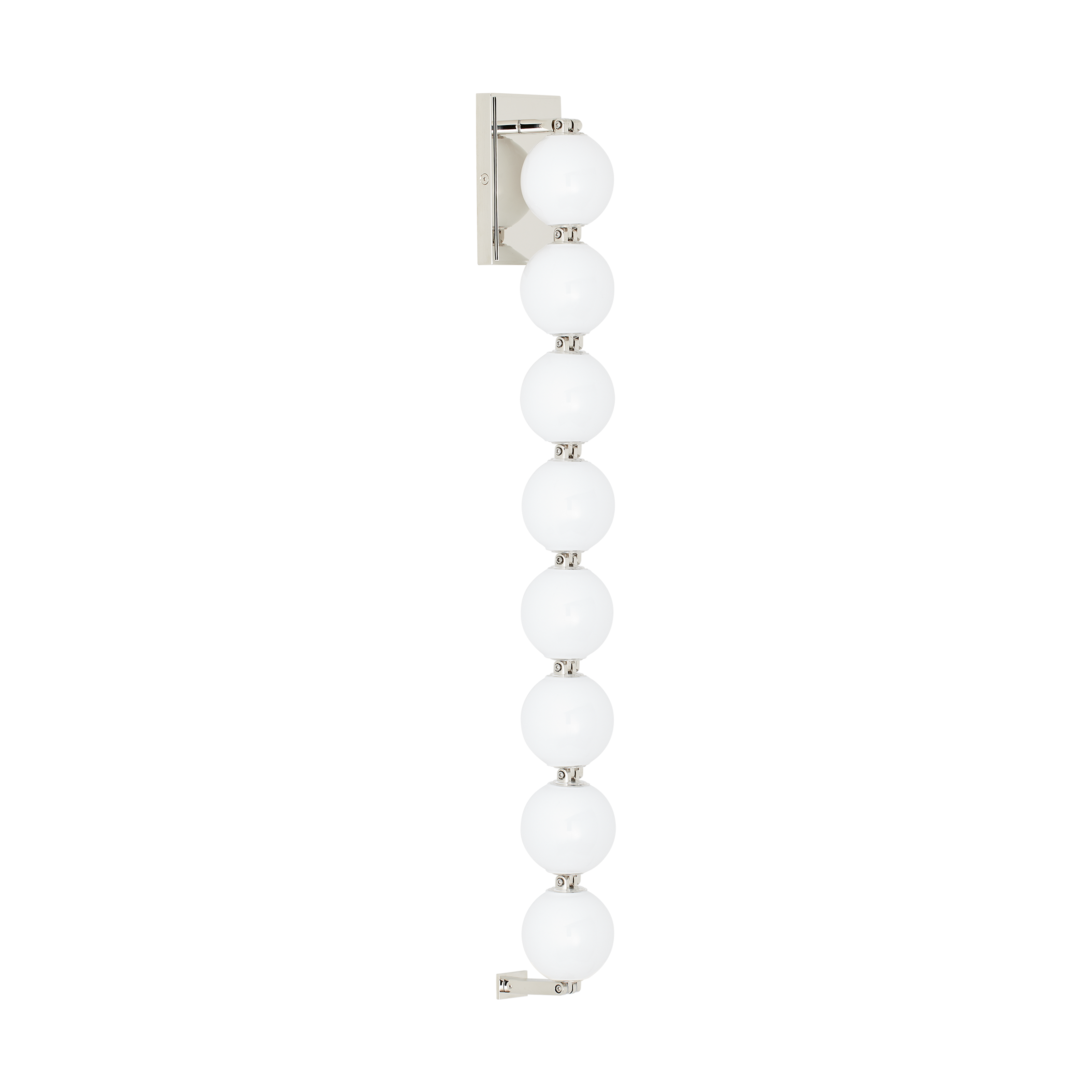 Perle 28 Sconce polished nickel 2700K 90 CRI