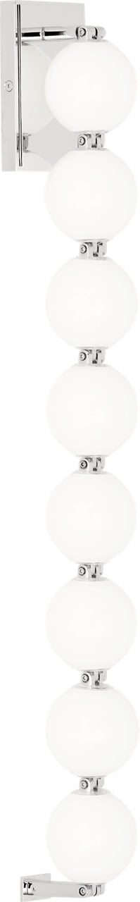 Perle 28 Sconce Polished Nickel 3000K 90 CRI