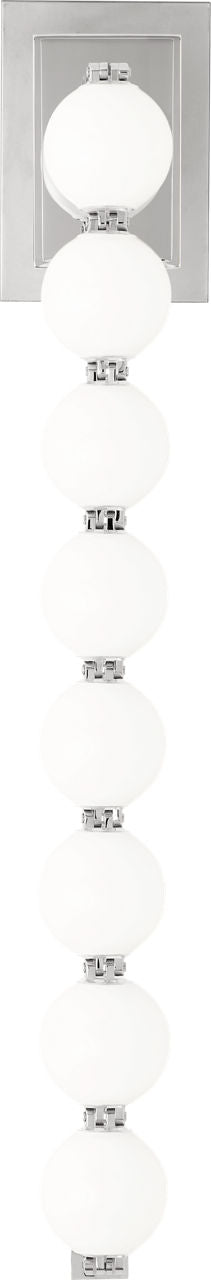 Perle 28 Sconce polished nickel 2700K 90 CRI