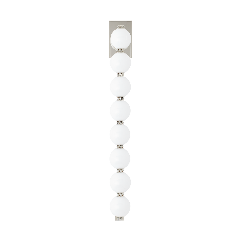 Perle 28 Sconce polished nickel 2700K 90 CRI