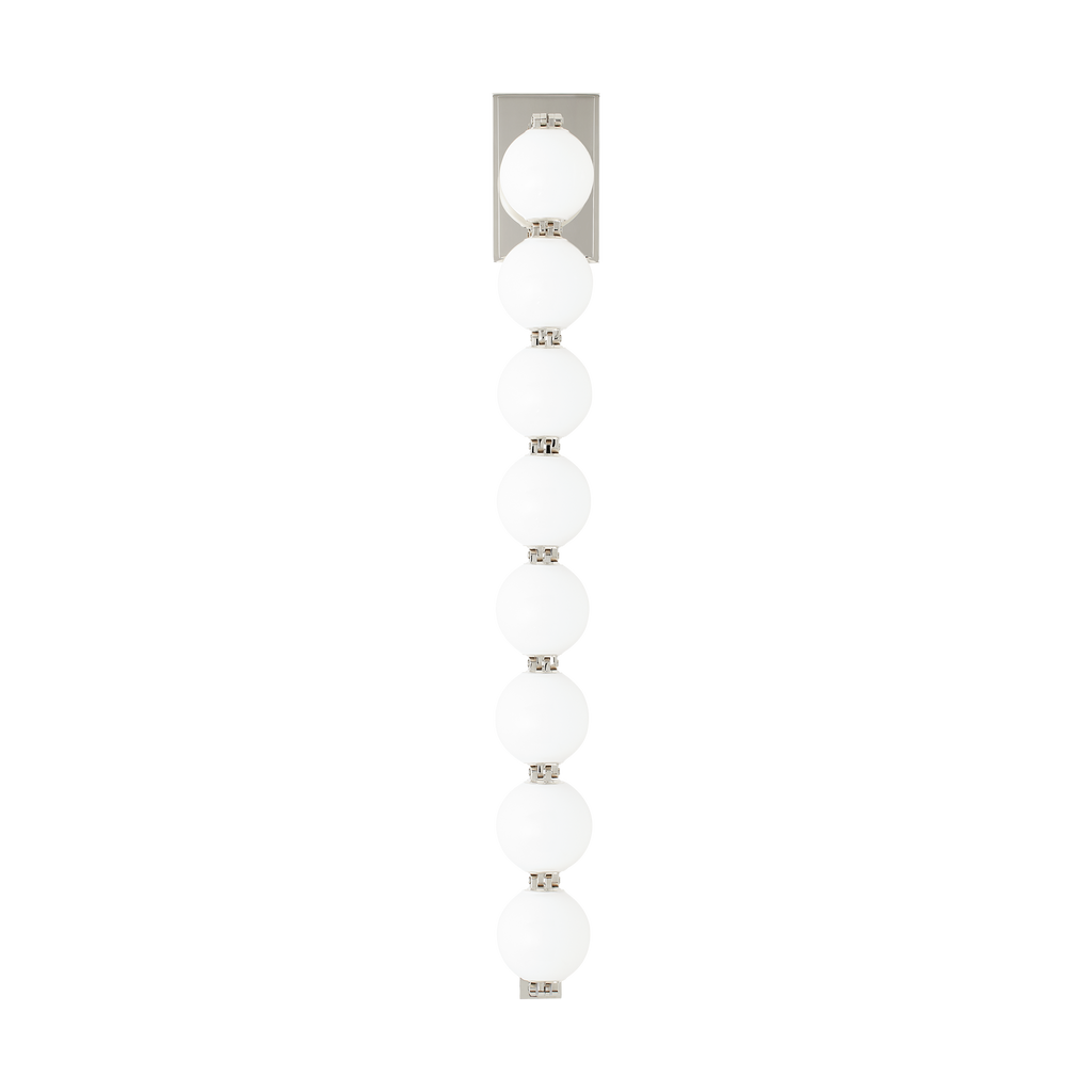 Perle 28 Sconce polished nickel 2700K 90 CRI