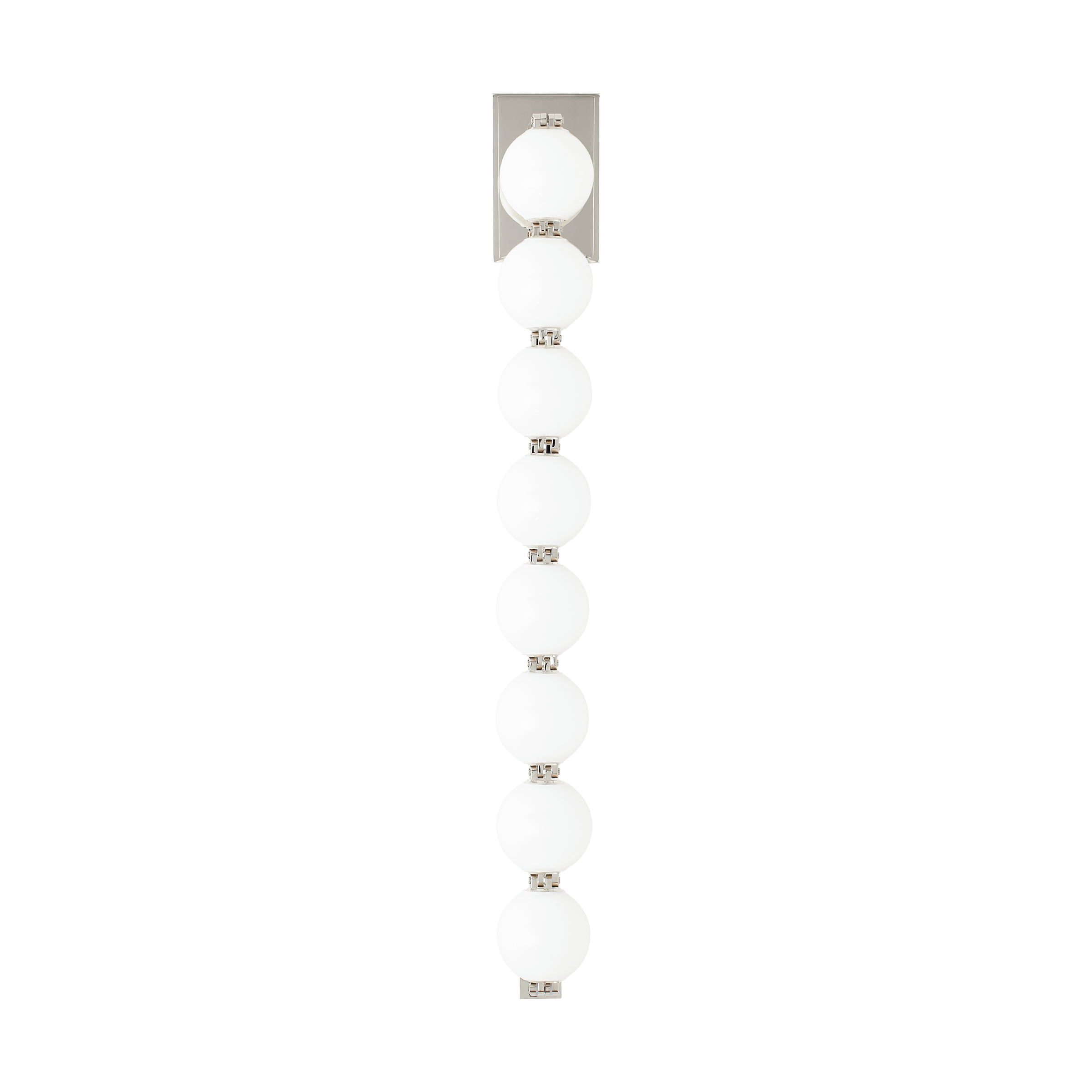 Perle 28 Sconce polished nickel 2700K 90 CRI