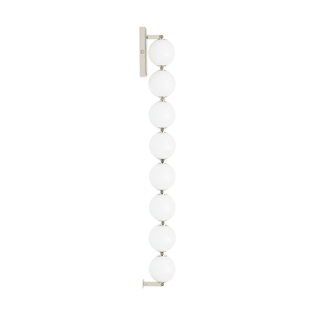 Perle 28 Sconce polished nickel 2700K 90 CRI