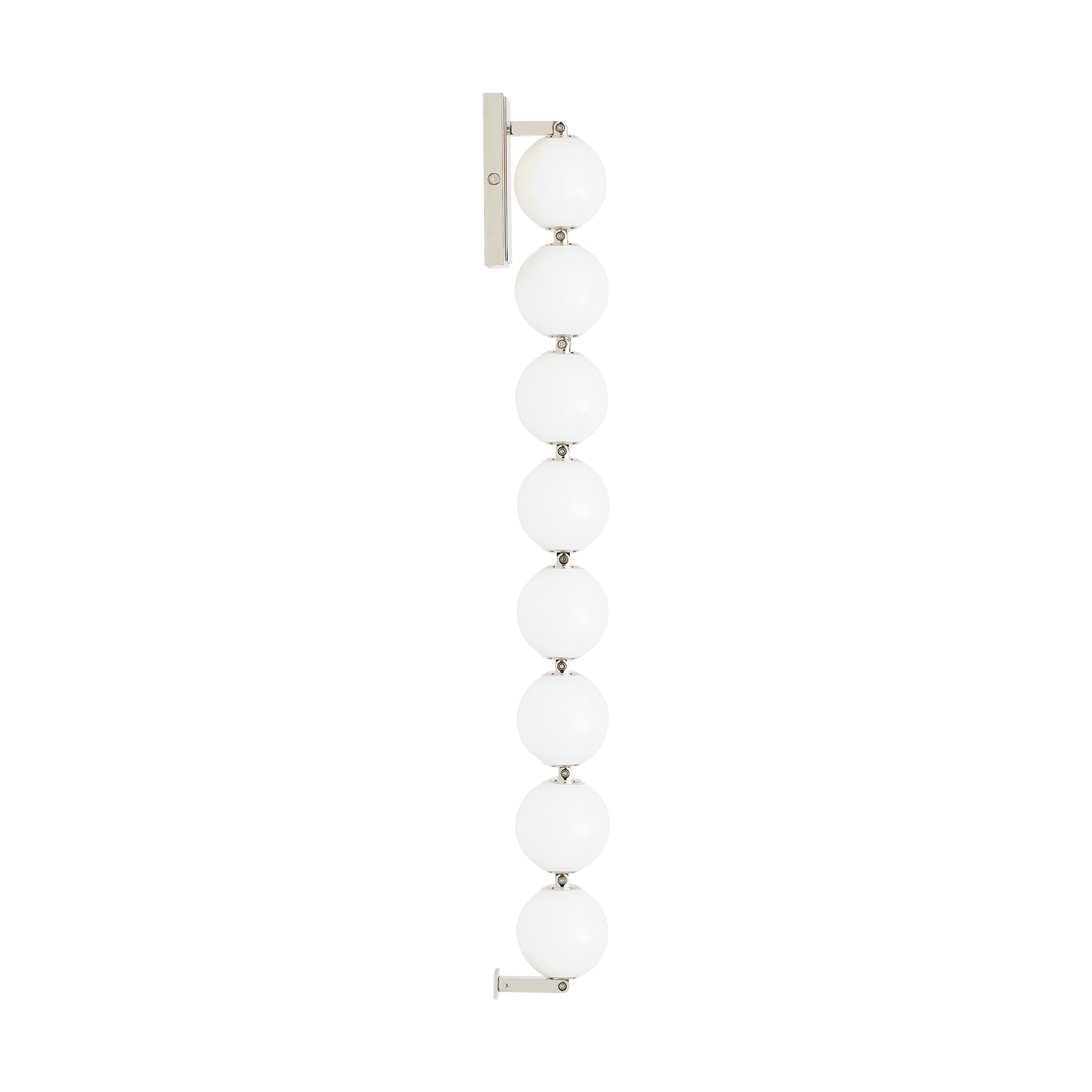 Perle 28 Sconce polished nickel 2700K 90 CRI