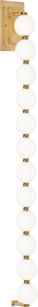 Perle 40 Sconce Natural Brass 2700K 90 CRI