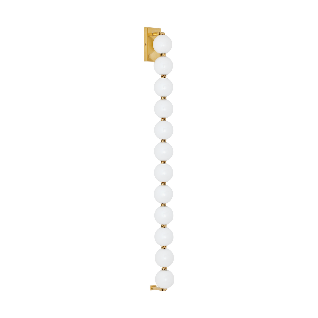 Perle 40 Sconce Natural Brass 2700K 90 CRI