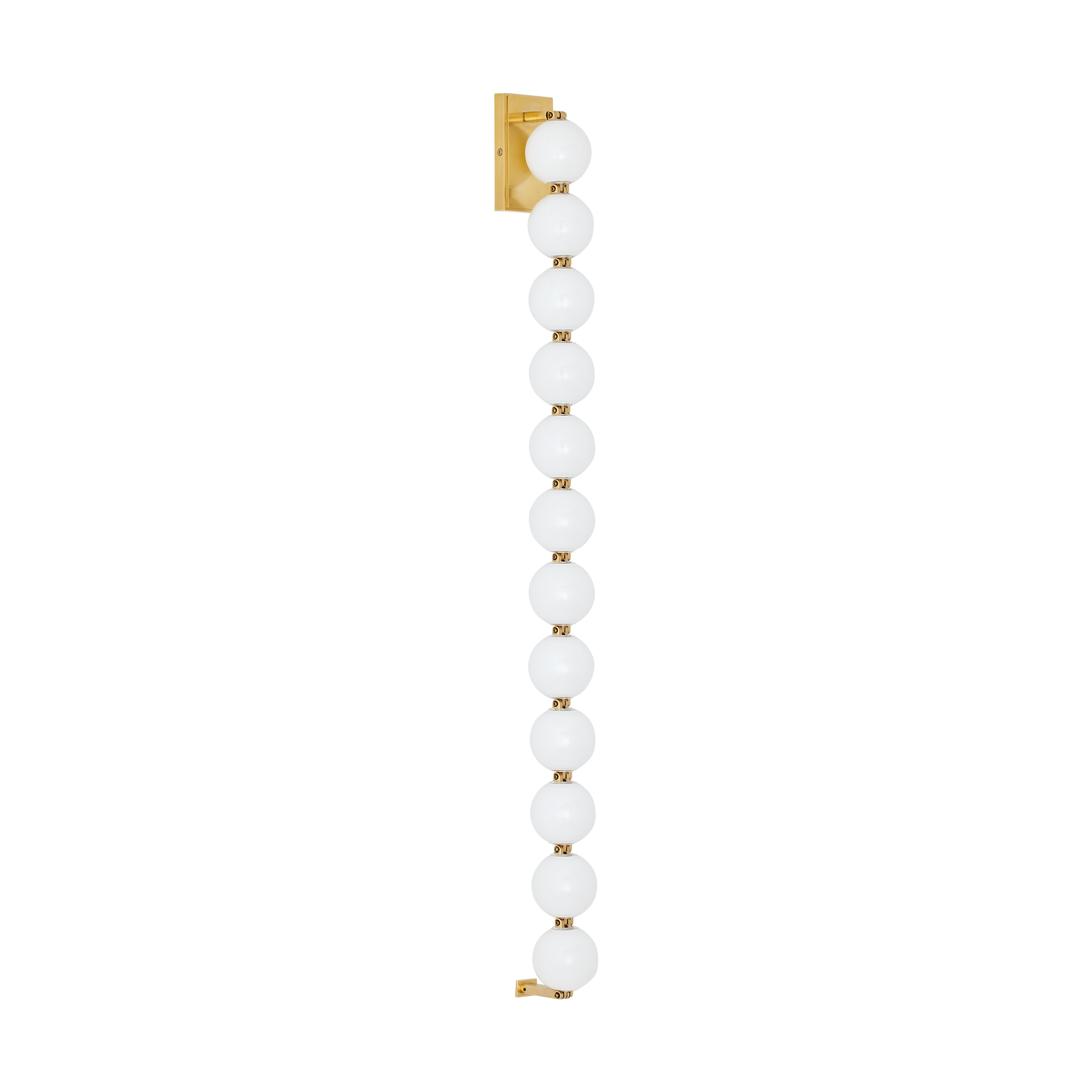 Perle 40 Sconce Natural Brass 2700K 90 CRI