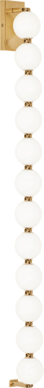 Perle 40 Sconce Natural Brass 3000K 90 CRI