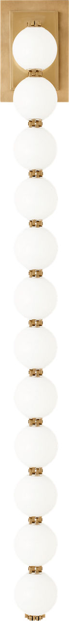 Perle 40 Sconce Natural Brass 2700K 90 CRI