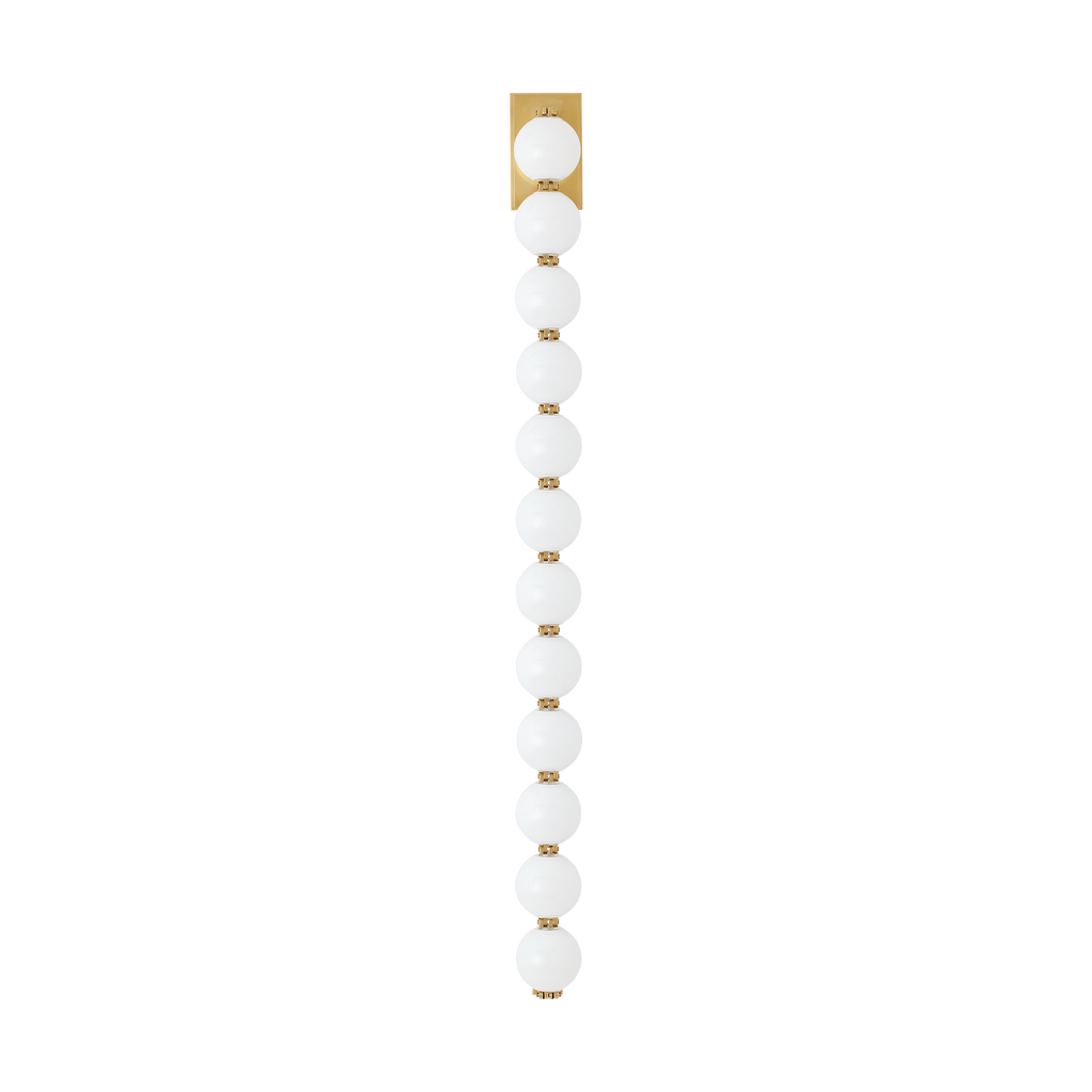 Perle 40 Sconce Natural Brass 2700K 90 CRI