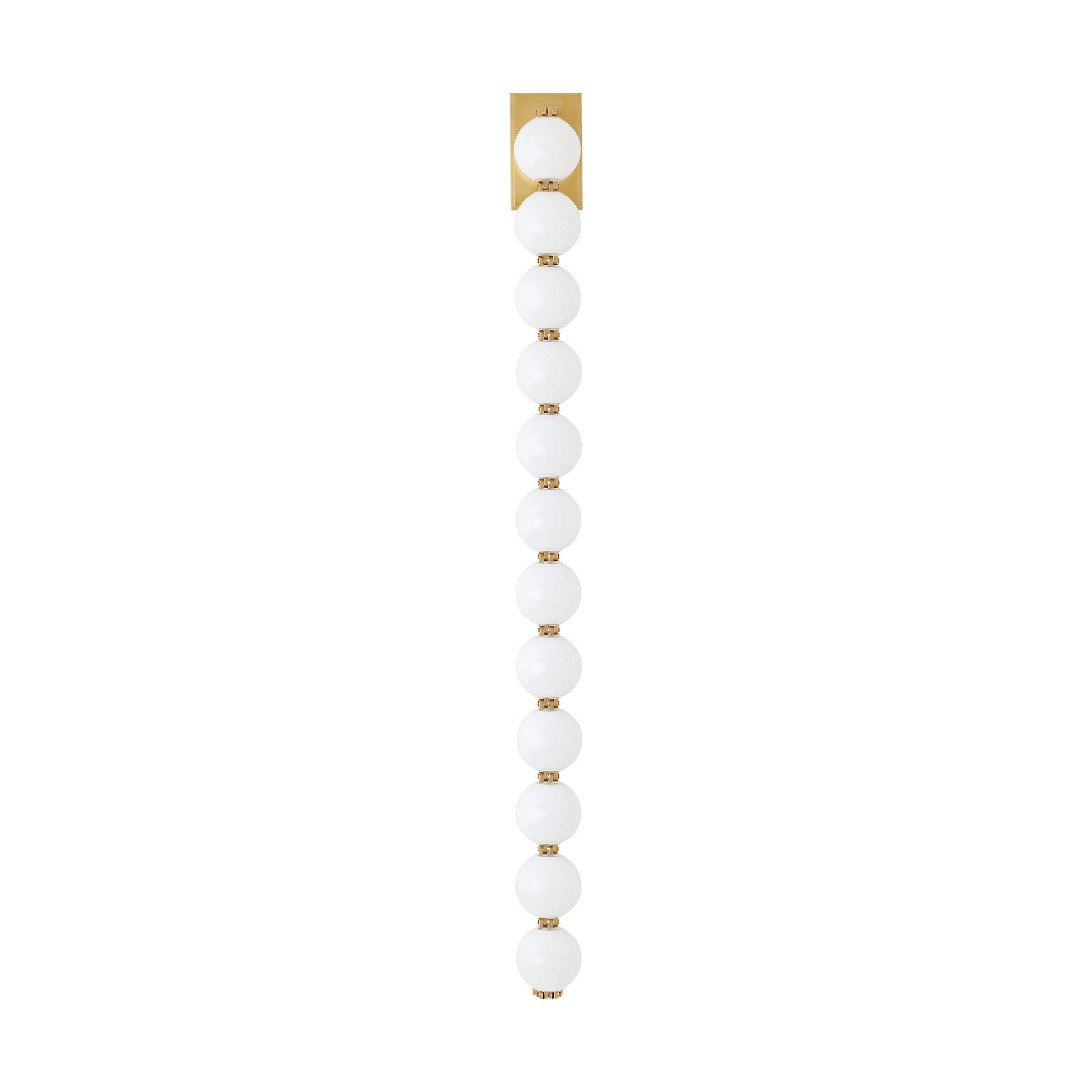 Perle 40 Sconce Natural Brass 2700K 90 CRI