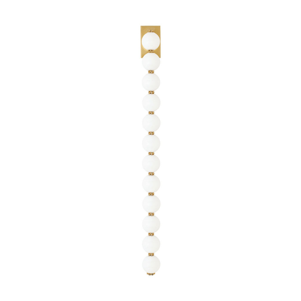 Perle 40 Sconce Natural Brass 2700K 90 CRI