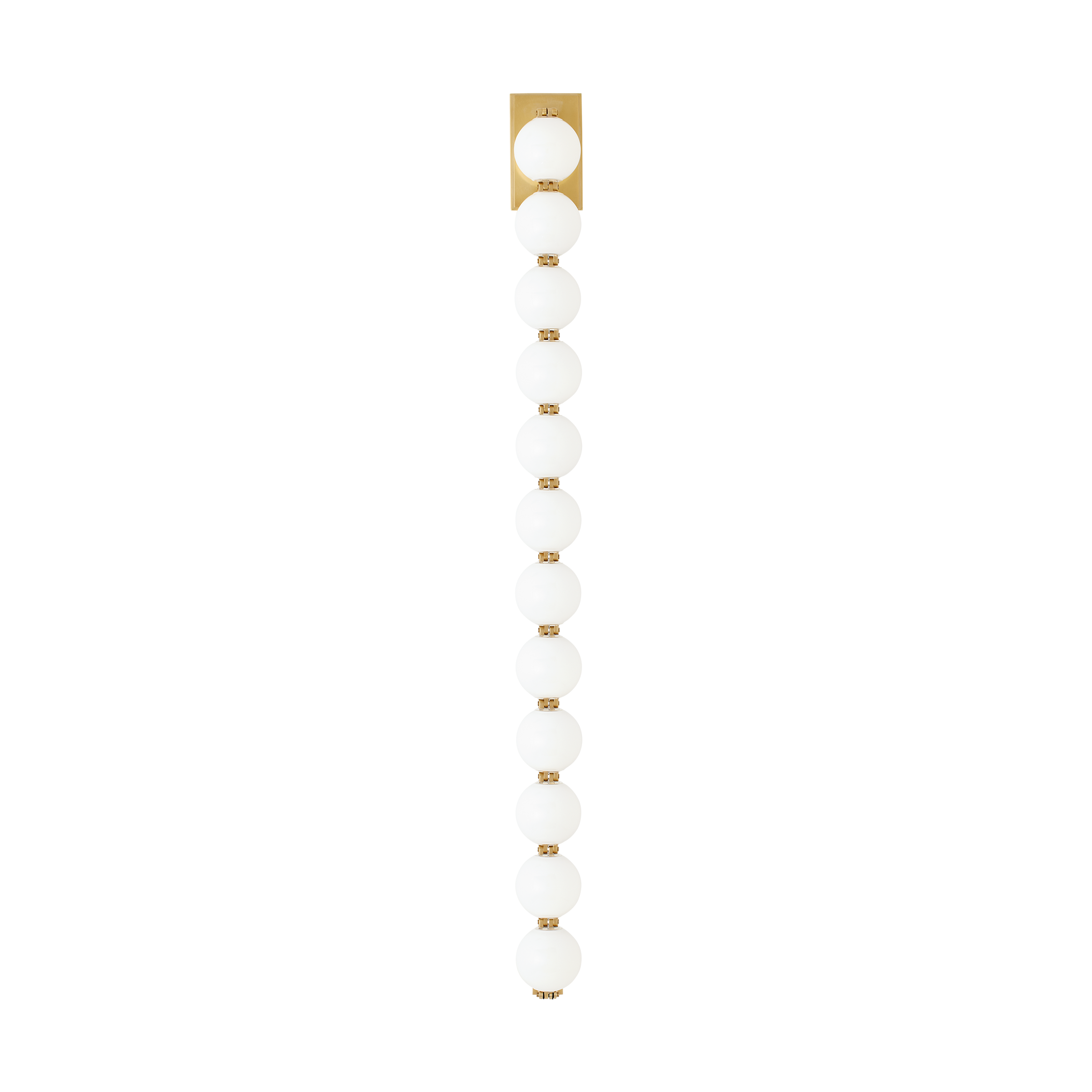 Perle 40 Sconce Natural Brass 2700K 90 CRI