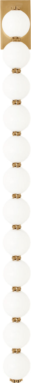 Perle 40 Sconce Natural Brass 3000K 90 CRI